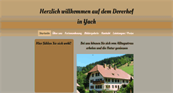 Desktop Screenshot of dorerhof-yach.de
